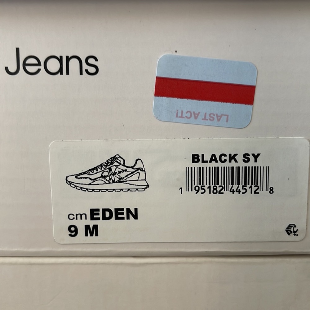 Calvin Klein Jeans Men’s Eden Black SY Sneakers Various Sizes. New With box. - Picture 9 of 11